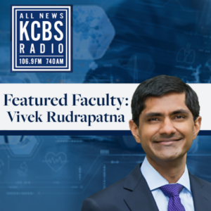 Vivek Rudrapatna & KCBS podcast logo